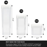 FurnitureXtra Stackable Airtight Food Storage Containers with Lids BPA Free