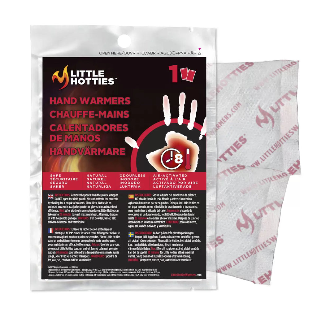 Little Hotties Hand Warmers – Box of 40 Pairs, Instant Heat for Handsd