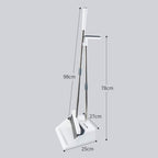 FurnitureXtra Long-Handled Dustpan & Brush Set – Upright Broom for Indoor & Outdoor Use