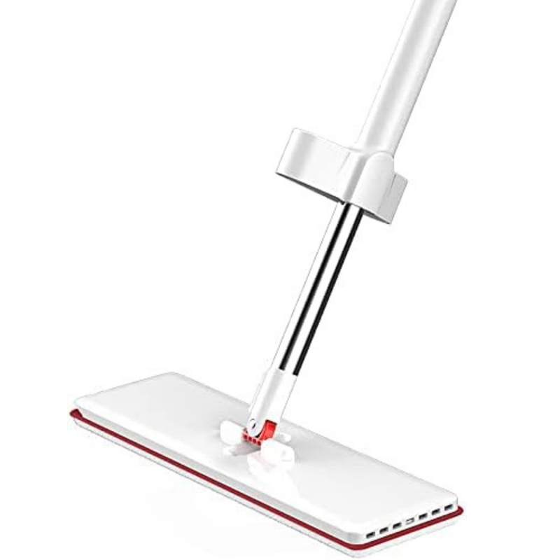 Self Squeez Microfiber Flat Floor Mop Wet and Dry with Reusable Mats for All Types Floors Bathrooms Kitchen and Pool