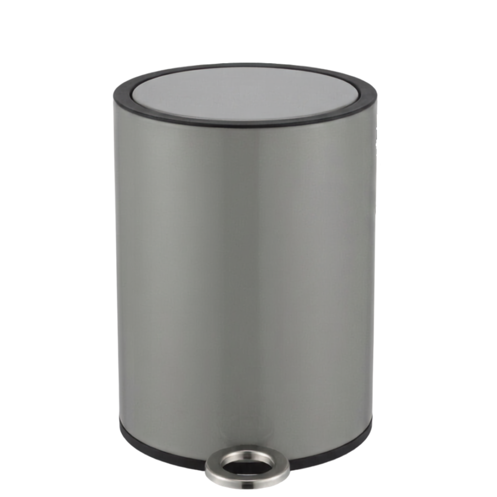 Modern Style Powder Coated Soft Close Pedal Bin, Plastic Inner bucket, ABS lid