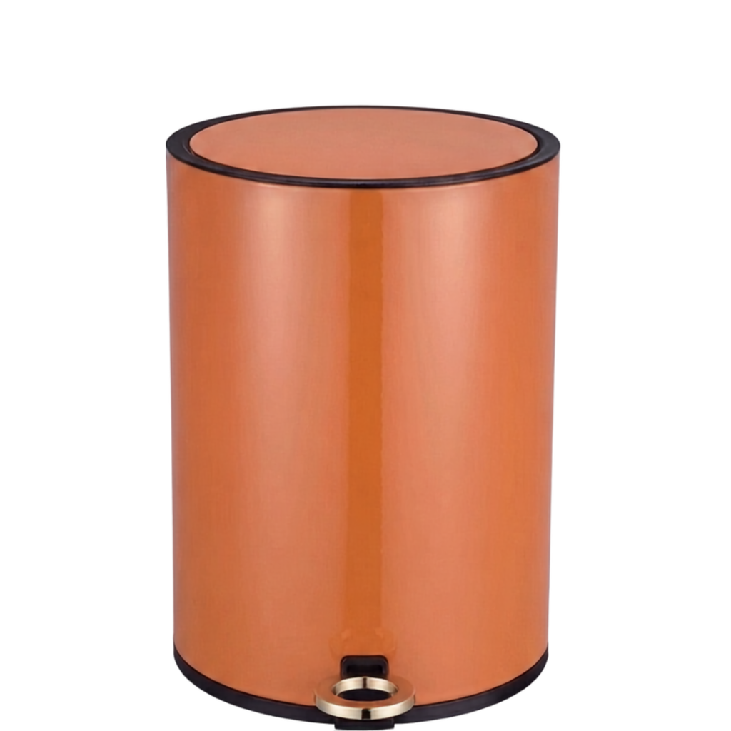 Modern Style Powder Coated Soft Close Pedal Bin, Plastic Inner bucket, ABS lid