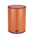 Modern Style Powder Coated Soft Close Pedal Bin, Plastic Inner bucket, ABS lid