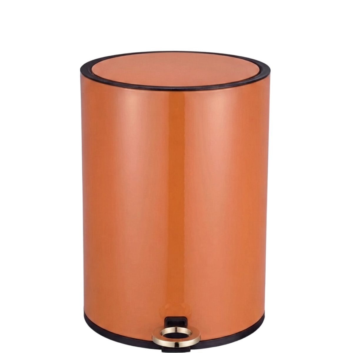 Modern Style Powder Coated Soft Close Pedal Bin, Plastic Inner bucket, ABS lid