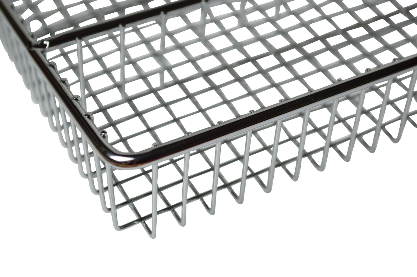 FurnitureXtra Deluxe Stainless Steel Chrome Small Cutlery Tray - L: 32cm x W: 18.5cm x H: 4cm