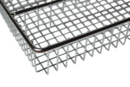 FurnitureXtra Deluxe Stainless Steel Chrome Small Cutlery Tray - L: 32cm x W: 18.5cm x H: 4cm