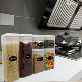FurnitureXtra Stackable Airtight Food Storage Containers with Lids BPA Free