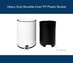 Space-Saving Pedal Bin with Inner Bucket & Carry Handle – 3L 5L 6L Kitchen/Bathroom