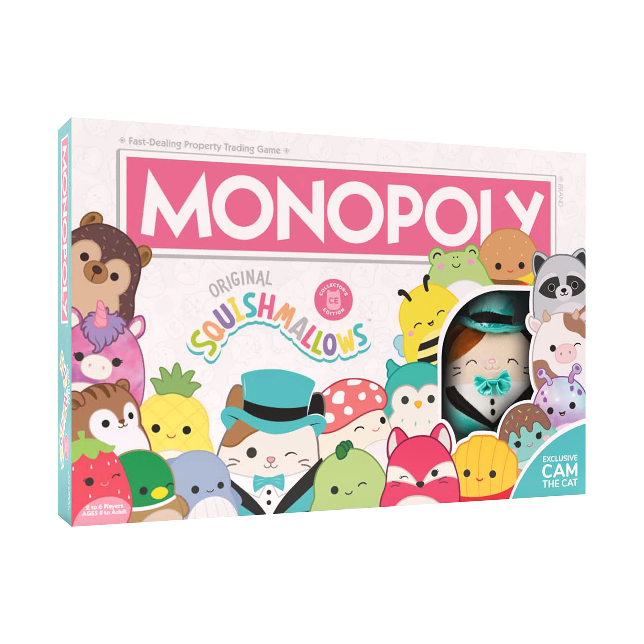 Monopoly Squishmallows Collector’s Edition Board Game – For 6 Players, Ages 8+