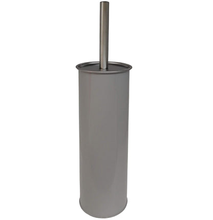 FurnitureXtra Classic Style Powder Coated Epoxy Steel Toilet Brush Holder (Black)