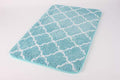 FurnitureXtra Microfiber Anti-Slip Bath Mat – 45×75cm, Aqua Cross, Rubber-Backed