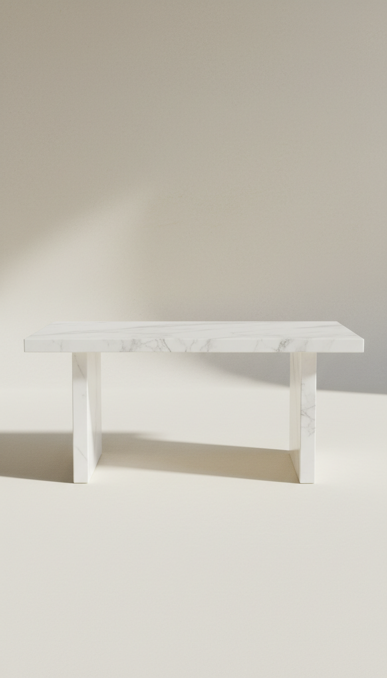 Minimalist Marble Dining Table