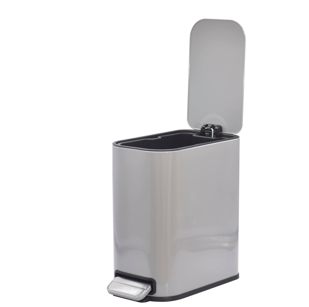 FurnitureXtra™ Modern Soft-Close Pedal Bin – 3L & 6L, Removable Inner Bucket