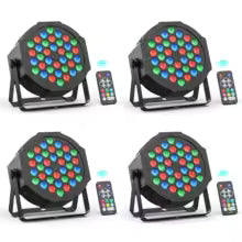4/8PCS 36LEDs RGB Par Lights Remote & DMX Control Stage Light Effect Projector for Church Wedding Party Club Music Live