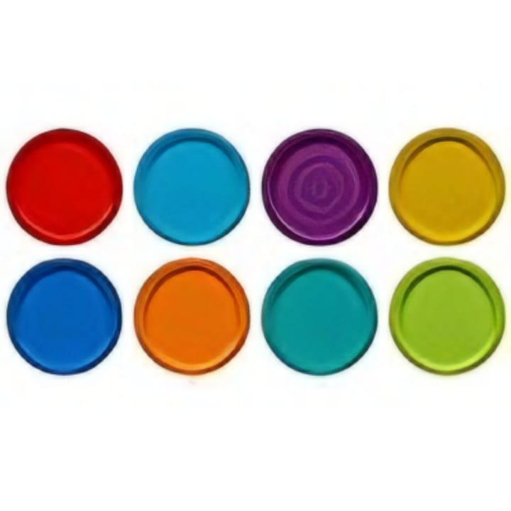 Fingey 24-Piece Plastic Plates & Tumblers Set – Microwave Safe, Assorted Colours | Pack of 8 Plates & 8 Tumblers for Garden & Picnic