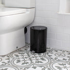 FurnitureXtra™ Modern Soft-Close Pedal Bin – Compact & Durable black