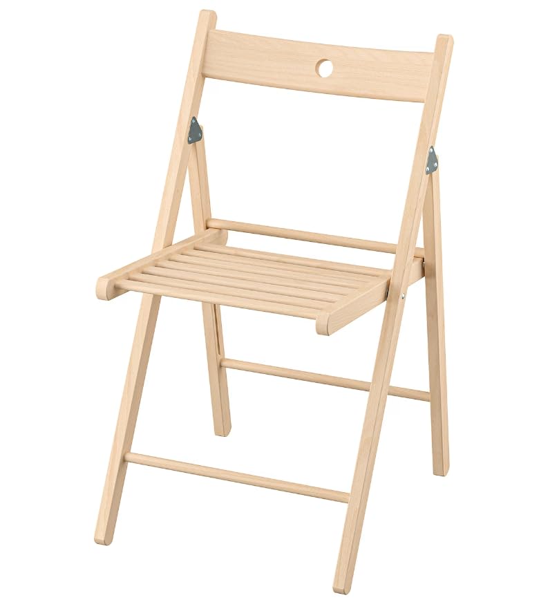 FurnitureXtra Solid Wood Folding Chair – Indoor & Outdoor Banquet Seating, Durable & Space-Saving