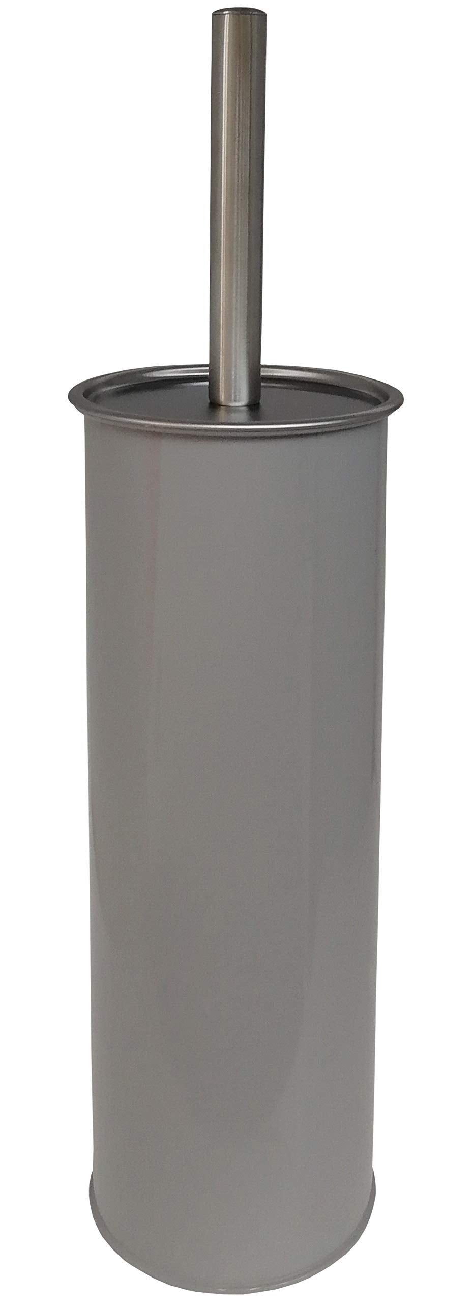 FurnitureXtra Classic Style Powder Coated Epoxy Steel Toilet Brush Holder (Black)