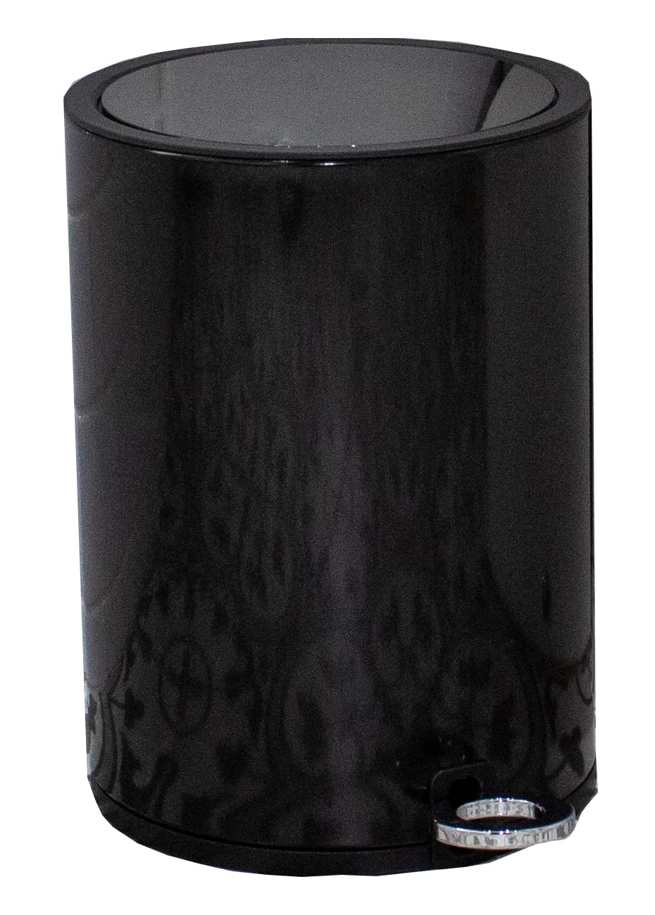 FurnitureXtra™ Modern Style Powder Coated Soft Close Pedal Bin, Plastic Inner bucket, ABS lid