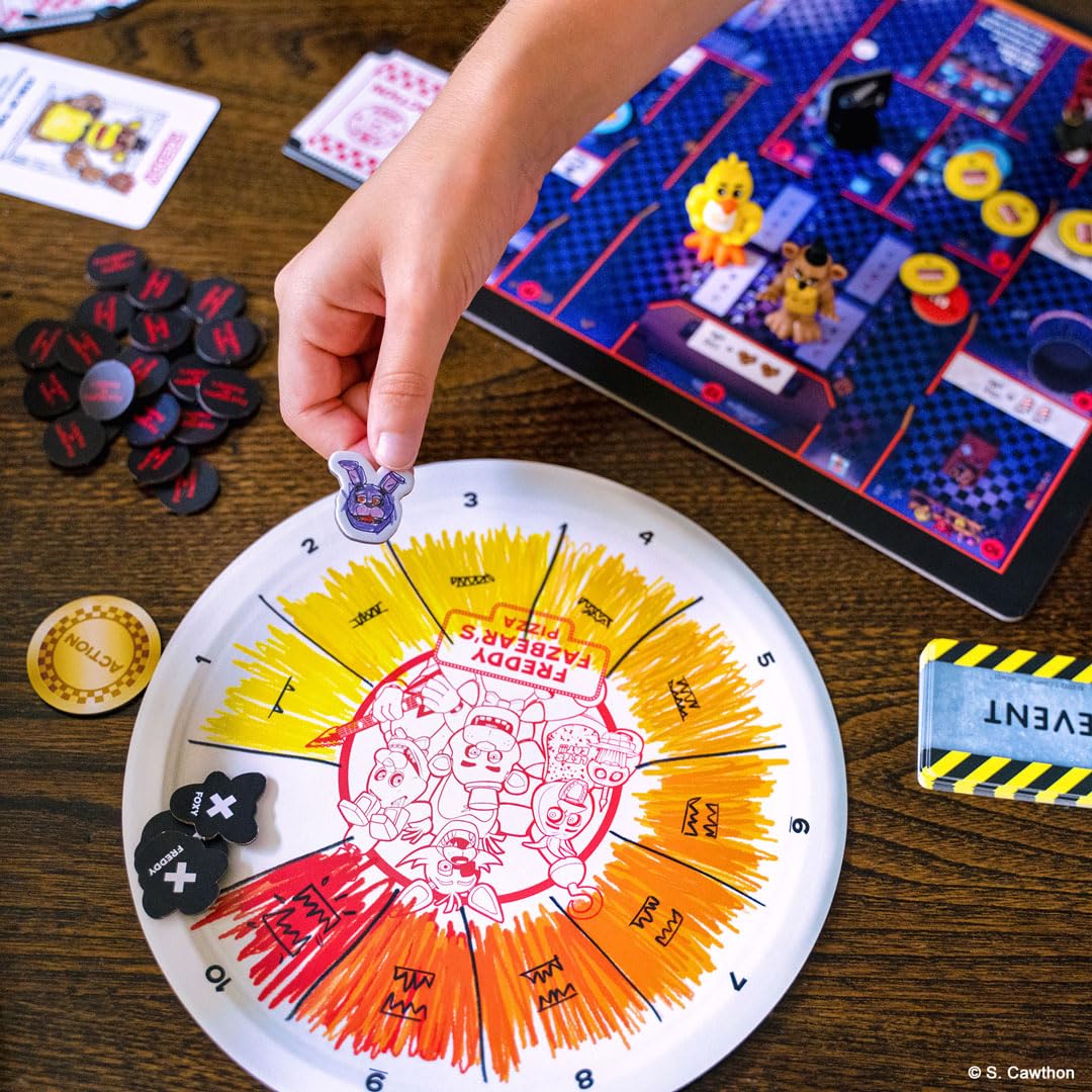 Funko Five Nights at Freddy's – Nights of Fright Board Game (2-4 Players, Family Game)