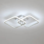 Modern Square Ceiling Light, LED Chandeliers, 42W Acrylic Ceiling Lamp for Kitchen Dining Room Living Room,6500K