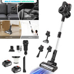 Cordless Upright Stick Vacuum Cleaner,3 In 1 Wireles Handheld Vacuum Cleaner 130000RPM Brushless for Carpets, Hard Floor
