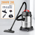 2000W Wet & Dry Vacuum Cleaner 20L Bagless Cylinder | Powerful Stainless Steel Cleaning Kit