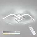 50W 5625LM LED Ceiling Light Dimmable,Ceiling Lamp with Remote Control 3000K-6500K 59cm,Modern Square Ceiling Lamps for Bedroom