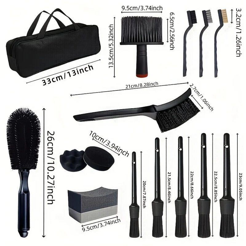 16-Piece Professional Car Cleaning & Detailing Kit