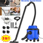 3-in-1 Wet & Dry Vacuum Cleaner with Blower | 15L Bagless Cylinder, 3800W, HEPA Filter