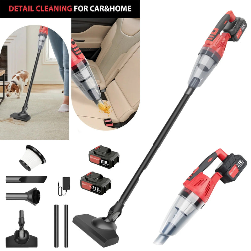 2-in-1 Cordless Handheld Vacuum Cleaner for Home & Car – Powerful 5500Pa Suction, USB Rechargeable