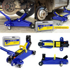 Steel Hydraulic Floor Jack 4000lbs / 2 Ton | Car & Lorry Trolley Jack with Swivel Casters