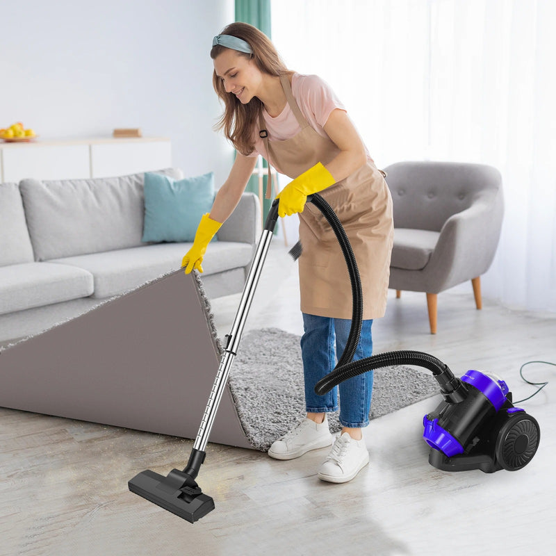 3 IN 1 Vacuum Cleaner, 3800W Basics Cylinder Vacuum Cleaner with HEPA filter for Hardfloor, Carpet,Car Living Room,Kitchen,1.5L