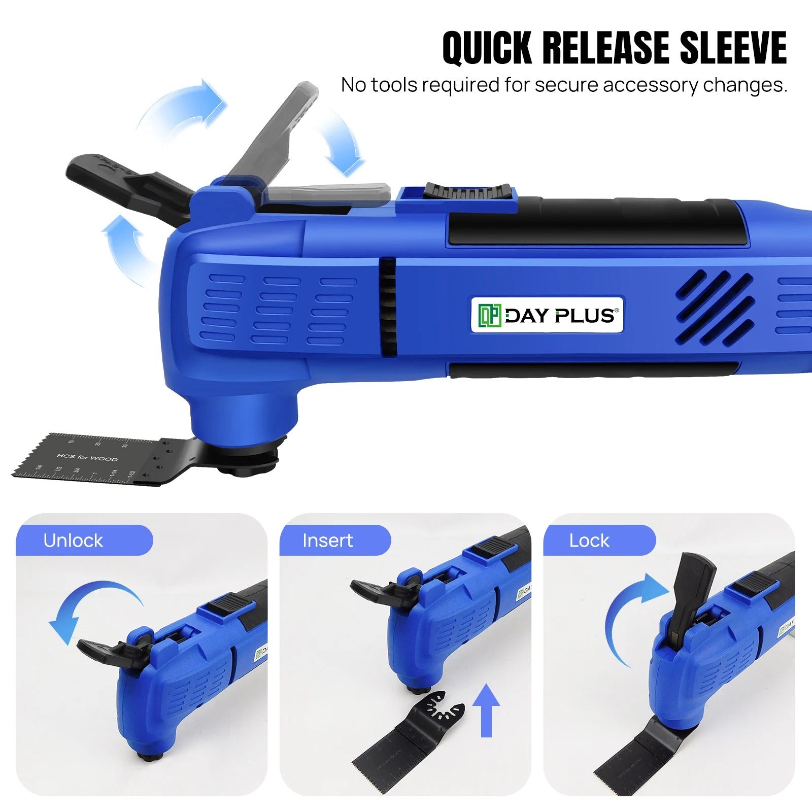 Fingey Oscillating Multi Tools, 3800W 22000RPM Electric Corded Multi Tool, 3°Oscillation Angle for Cutting, Sanding, Scraping,Quick-fitars, Motorcycles, Bicycles & Sports Equipment