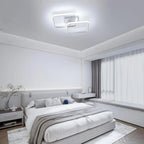 Modern Square Ceiling Light, LED Chandeliers, 42W Acrylic Ceiling Lamp for Kitchen Dining Room Living Room,6500K