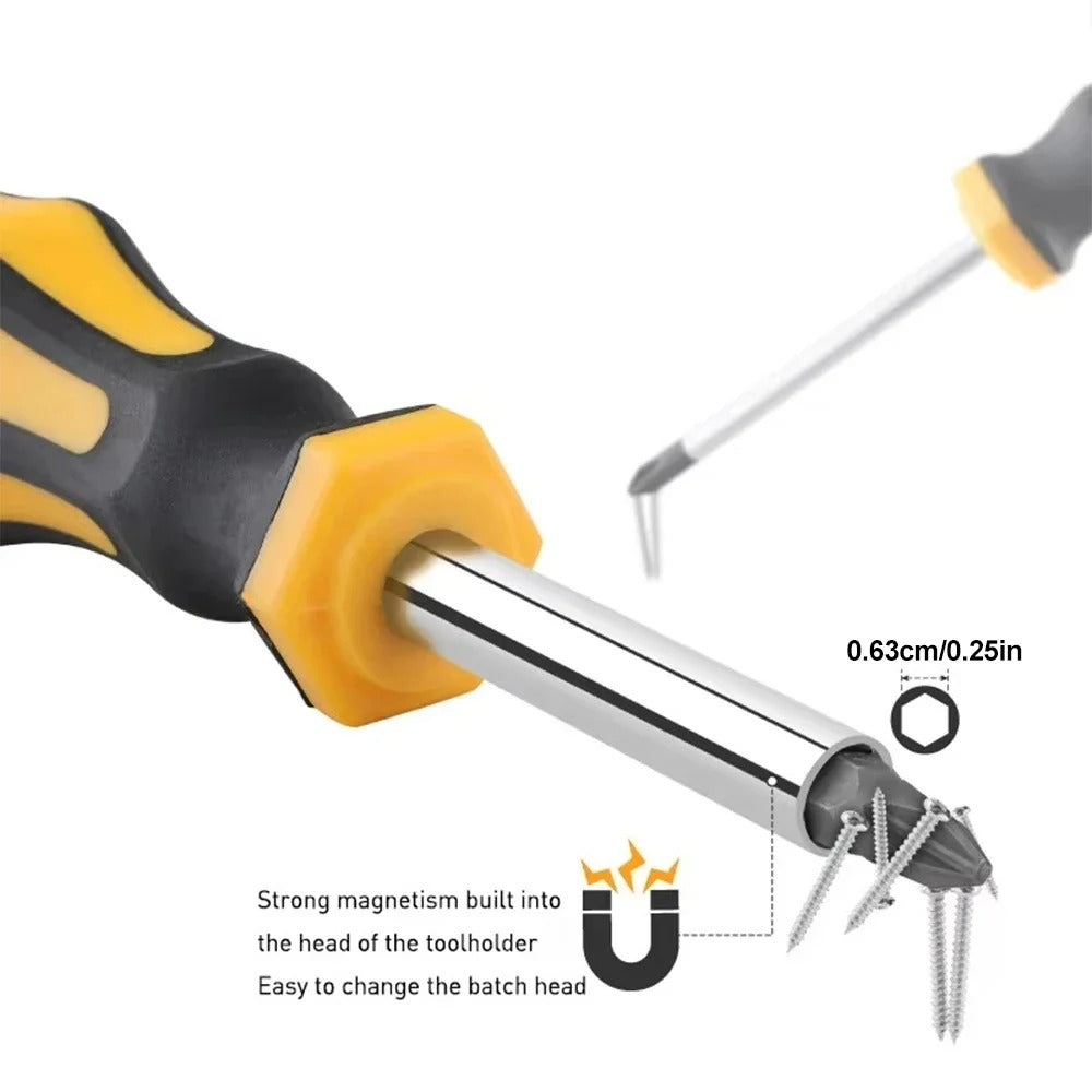 Professional 43-Piece Precision & Standard Screwdriver Set – Phillips, Slotted, Torx, Hex & Pozi Bits