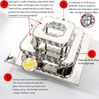 36W LED Ceiling Light Crystal Chandelier Pendant Lamp, Cool White