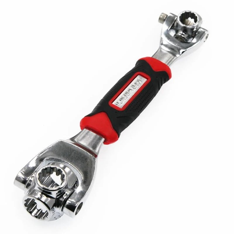 48-in-1 Universal Socket Wrench – 360° Rotating Head Multi-Tool for Auto & Home Repair