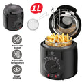 Mini Deep Fat Fryer – 850W-950W Electric Chip Fryer with Removable Oil Tank & Cool-Touch Housing