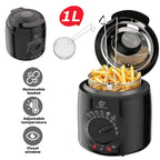 Mini Deep Fat Fryer – 850W-950W Electric Chip Fryer with Removable Oil Tank & Cool-Touch Housing