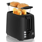 2-Slice Stainless Steel Toaster – Wide-Slot Breakfast Machine with 6 Browning Levels & Auto Pop-Up