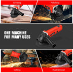 DayPlus 115mm Angle Grinder 5000W 4.5” Electric Corded Grinder 12000RPM M14 for Metal & Tile Cutting