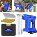 Electric Nail Gun & Stapler Kit – 2-in-1 Heavy Duty Tacker with Battery, Charger & 1000-Piece Accessory Set