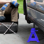 3 Ton Axle Stands – Adjustable Heavy Duty Steel Jack Stands (11.4–17 Inch), Set of 2