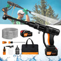 21V Handheld High Pressure Washer | 6-in-1 Nozzle Cordless Water Gun for Car, Floor & Garden Cleaning