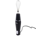 800W 4-in-1 Hand Blender Set – Professional Immersion Blender with Whisk, Chopper & Beaker – Black
