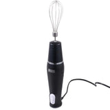 800W 4-in-1 Hand Blender Set – Professional Immersion Blender with Whisk, Chopper & Beaker – Black
