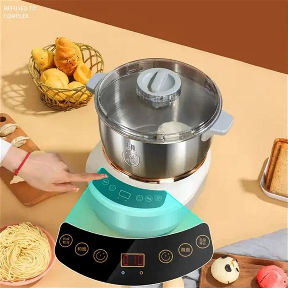 5L 7L Dough Kneading Machine Dough Maker Electric Stainless Steel Blender Flour Mixer Set with Fermentation Function