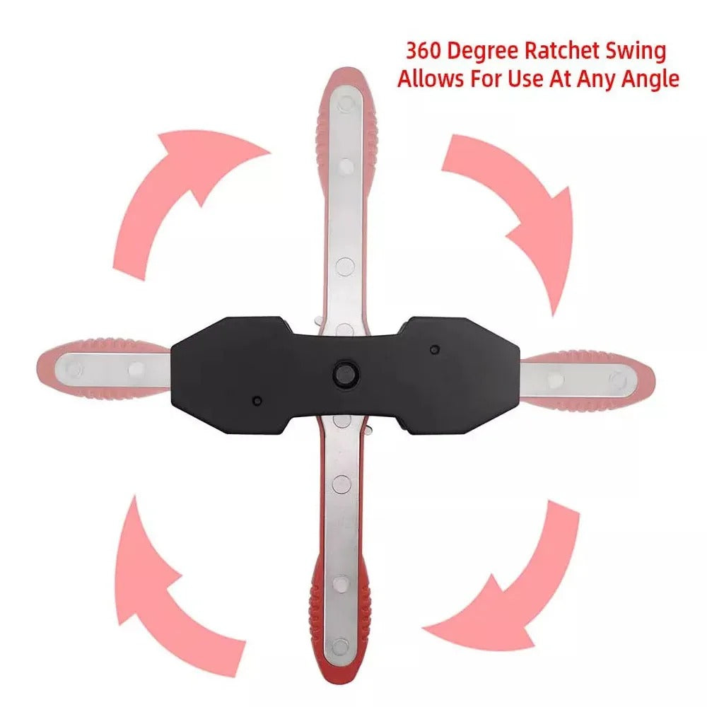 Car Press Single Twin Quad Pistons Install Tool Ratchet Brake Piston Brake Caliper Compression Wrench Caliper Spreader Tool
