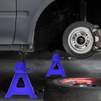 3 Ton Axle Stands – Adjustable Heavy Duty Steel Jack Stands (11.4–17 Inch), Set of 2